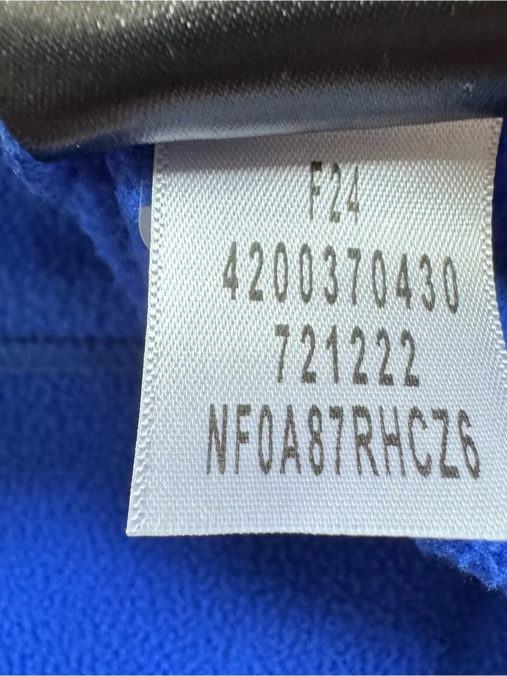 The North Face full zip